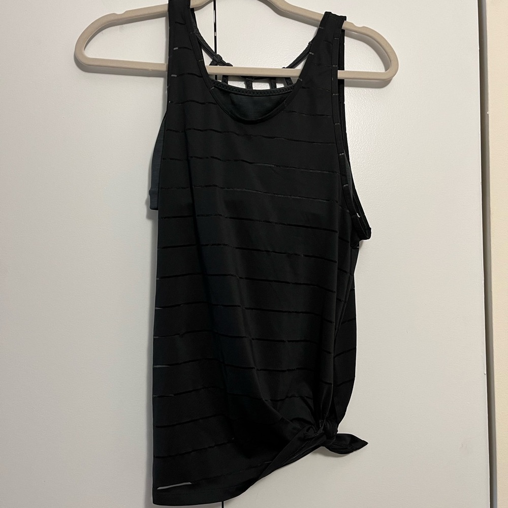 Black Sleeveless Women's Top